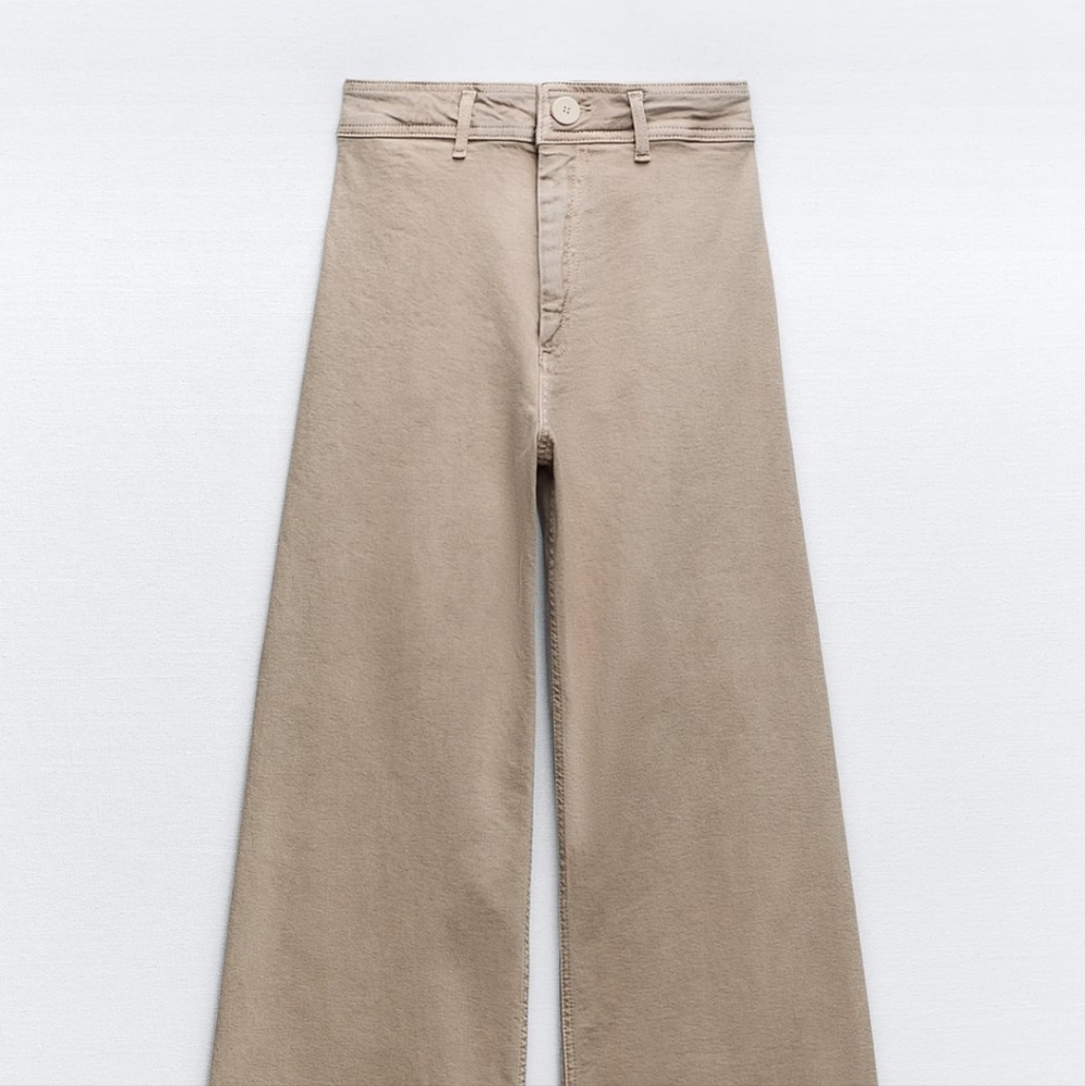 ZARA ZW The Marine Straight High Rise Jeans